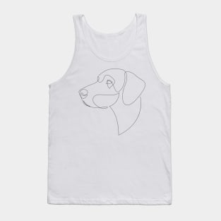 Deutsch Kurzhaar - GSP - one line dog Tank Top